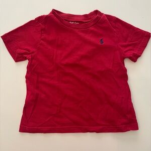 EUC Ralph Lauren Red Polo Tee